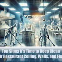 Top Signs It’s Time to Deep Clean Your Restaurant Ceiling, Walls, and Floors