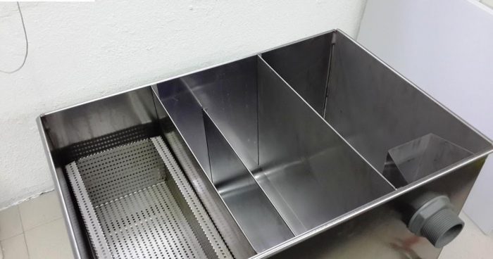 grease trap design for kitchen