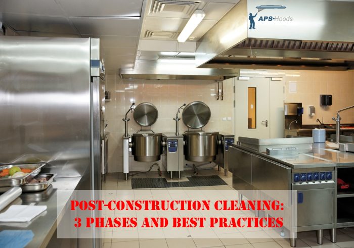 commercial kitchen commercial kitchen Construction Cleaning