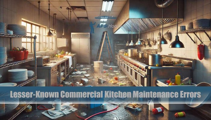 Commercial Kitchen-Maintenance Errors Denver Co